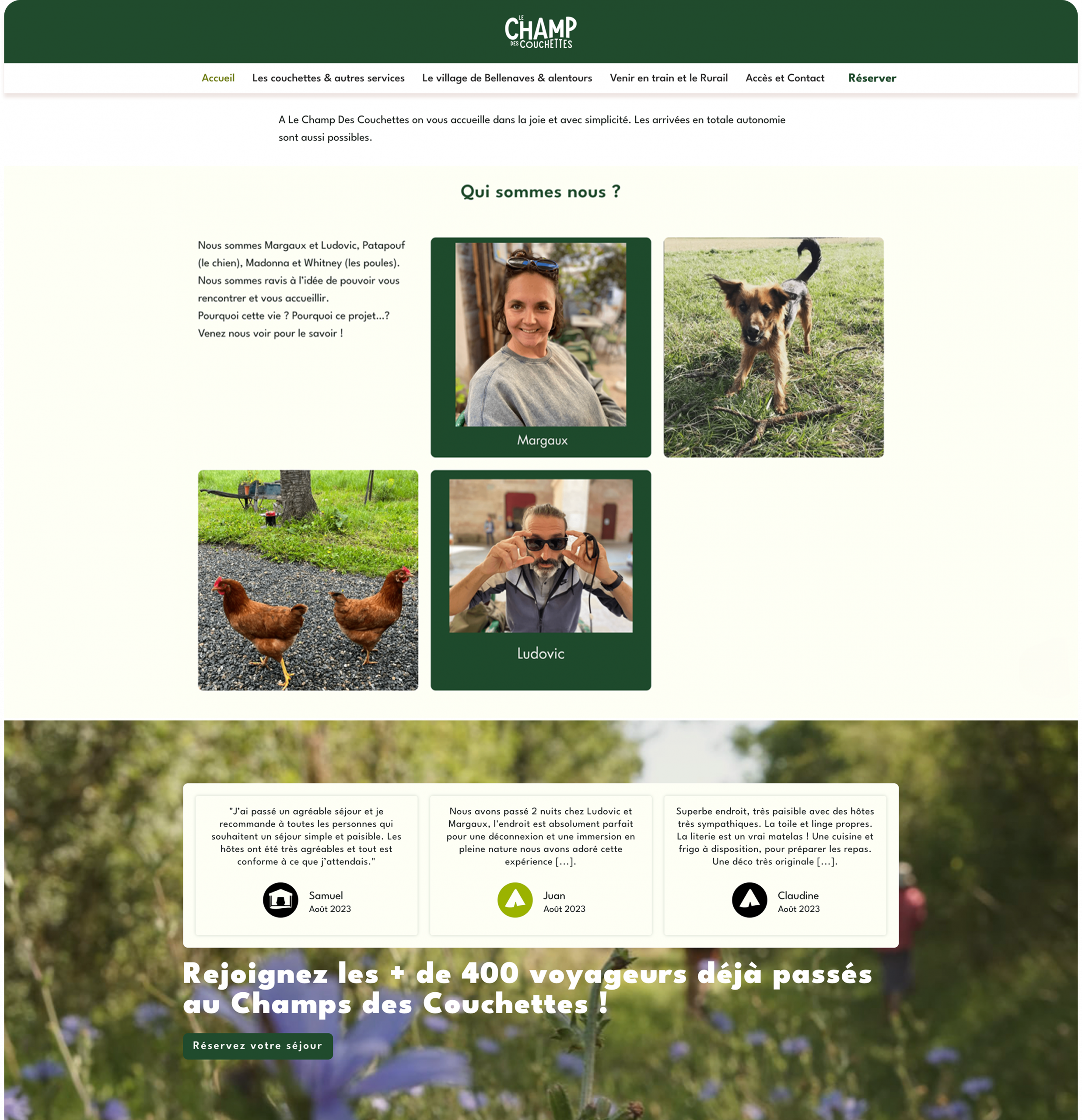 Case Study Le Champ des Couchettes Visuel Homepage Extrait 2